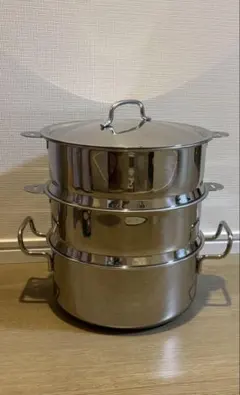 宮崎製作所 ジオ 両手鍋 25cm 一つ　十得鍋 蒸し器25cm２つのサムネイル