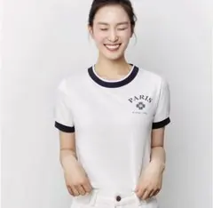 【新品未使用】Marie Claire PARIS ロゴ 半袖 Tシャツのサムネイル