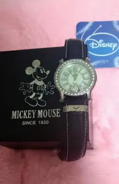 【未使用品♪】Disney/ミッキーマウス スワロフスキー/キラキラ 腕時計♡