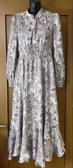 Lillian Carat リリアンカラット花柄ロングワンピース