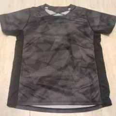 DESCENTE スポーツTシャツ ブラック ドット柄のサムネイル