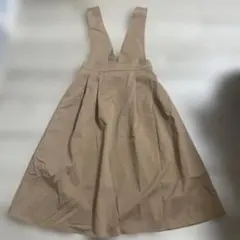 マジェスティックレゴン　ジャンパースカート　　Mサイズ　ベージュ　大人可愛い