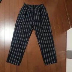 ストライプ柄 イージーパンツ ウエストゴムのサムネイル
