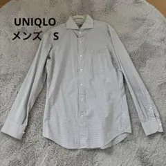 UNIQLO スリムフィット チェック柄 長袖シャツ