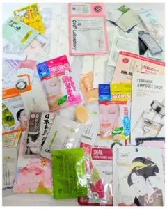 60点 福袋 大量 サンプル品 シートマスク 入浴剤 山盛りまとめ売り セット