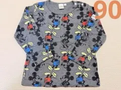 ミッキーマウス 長袖Tシャツ　90サイズ