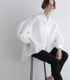 【タグ付き新品】ルフィル　タイプライター　オーバーサイズシャツ タグ付き新品】ルフィルタイプライターオーバーサイズシャツ