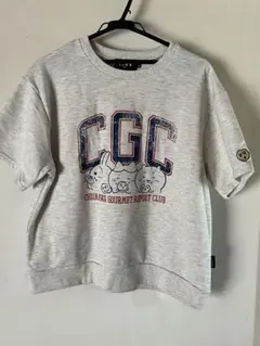 【商品説明要確認】 ちいかわ 半袖トレーナー カレッジ風 CGC 杢グレー