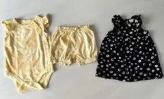 GAP ベビーロンパースセット　 H&M ワンピース 6〜12ヶ月用