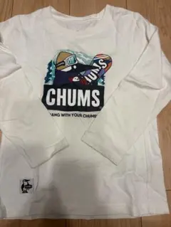 【お値下げ中】CHUMS キッズ 長袖カットソー スノーボードデザイン