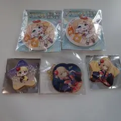 鏡音リン　秋葉原フェス・七夕ver.　アクキー・缶バッジ　まとめ売り７点セット