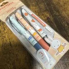 エナージェル ミッフィー 3色セット ボールペンのサムネイル