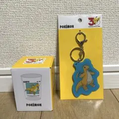 スリコ 3coins ポケモン カイリュー ミニ　グラス キーホルダー 30周年