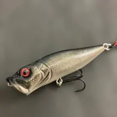 メガバスPOPXになりますレアカラーデッドリーブラツクシャッド97年です Megabass メガバス ポップX 希少 白目97デッドリーブラックシャッド