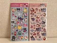 サンリオ　ラメ入り樹脂もりシール　2枚セット