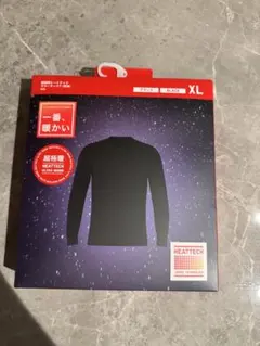 UNIQLO 超極暖ヒートテック クルーネックT ブラック XL