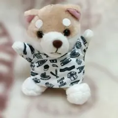 ソフトバンクホークス 白のキセキ 柴犬キーチェーンぬいぐるみ