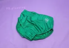 チア◆ユニフォーム/レオタード製アンスコ/グリーンコスプレ撮影衣装M