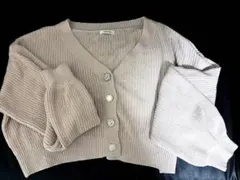 INGNI 薄いピンク Vネックカーディガン M