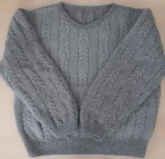 手編みニット ファッション