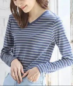 ハニーズ オーガニックＶネックＴ