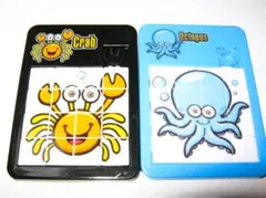 【海洋生物 スライド パズル カニ 蟹 タコ 蛸】子供 子ども 知育玩具 生物