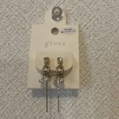 新品、未使用！grove イヤリング 痛くなりにくい ゴールド パールのサムネイル