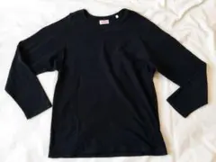 ハリウッドランチマーケット　ストレッチフライス 長袖 ５（XXL） 黒 　ロンＴ