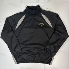 callaway ハイネック ジャケット メンズ LLサイズ　黒 首 袖 脱着式