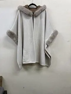 アールピーエスr.p.s フード付きファーコート ・ポンチョ