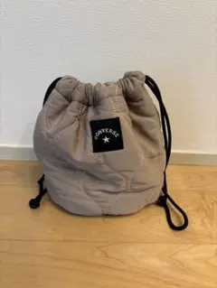 CONVERSE キルティング 巾着 ショルダーバッグ