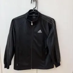 adidas アディダス　ジャージ　上着　140サイズ　ブラック