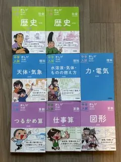 中学入試　まんが攻略BON! 8冊セット