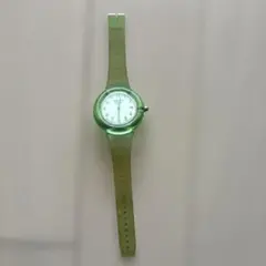 難あり　スケルトンのグリーンがかわいい初期のbonbon watchのサムネイル