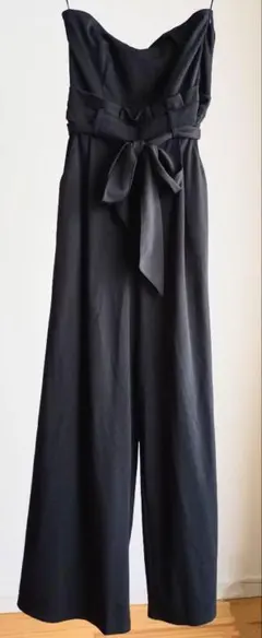 未使用　ブラック　オフショルダーワイドパンツ　M