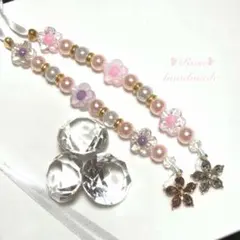 591♥ブライス カスタム用アイチェンジ紐２本組♥キラキラ✨花のサムネイル