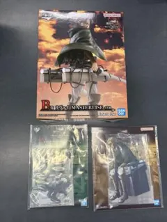 一番くじ進撃の巨人 B賞リヴァイフィギュア・D賞E賞アクリルスタンド