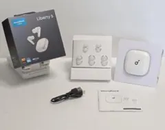Soundcore Liberty 5ワイヤレスイヤホン ホワイト 値段交渉○ - メルカリ