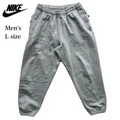 k*t様 NIKE ナイキ スウェットパンツ メンズ L グレー 刺繍ロゴ