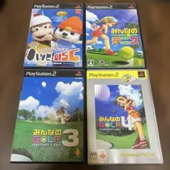みんなのテニス他PS2ソフト4本セット