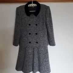 【美品】レリアン　ツィード　ジャケット&スカート　セットアップ　9号サイズ