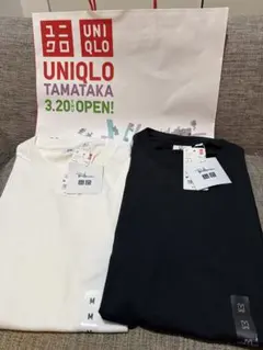 【新品未使用】ユニクロ　ロンハーマン　コラボTシャツ　黒白Mセット