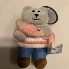 STARBUCKS クマ型ぬいぐるみ キーホルダー付き