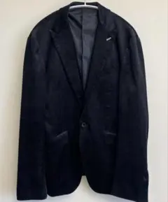 【abx】　テーラードジャケット　コーデュロイ　ブラック　XLサイズ