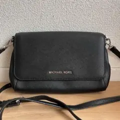 ✨️極美品✨️ MICHEALKORS ショルダーバッグ ブラック レザー