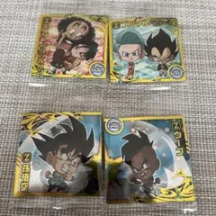 ドラゴンボール 超戦士シールウエハース 超絶感謝の十周年 4枚セット