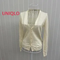 UNIQLO ユニクロ レディース カーディガン 薄手 イエロー ウール