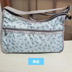 美品LeSportsac、 ショルダーバッグ、ネコ柄