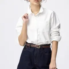 GU ジーユー／オックスフォードショートシャツ