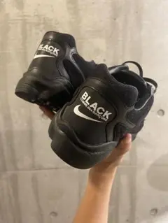 h*4様 NIKE COMME des GARÇONS ブラックスニーカー　US
